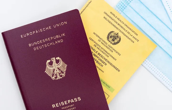 Documento De Pasaporte Aleman
