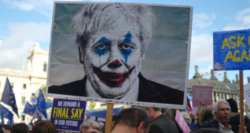 Manifesto Di Protesta Di Boris Johnson