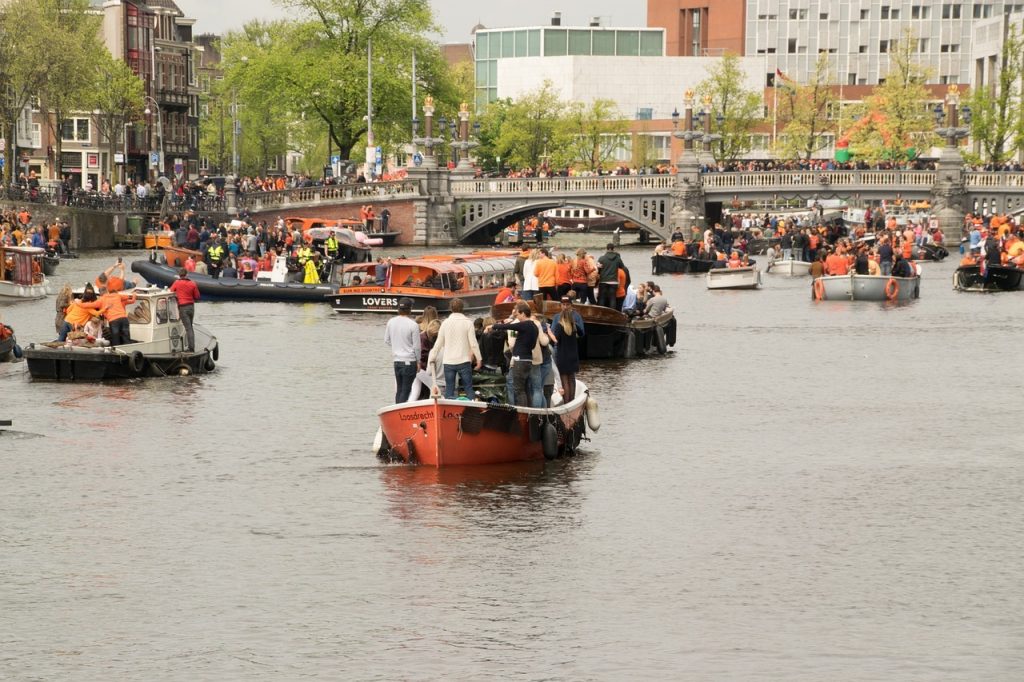 Dzień Króla Koningsdag Amsterdam