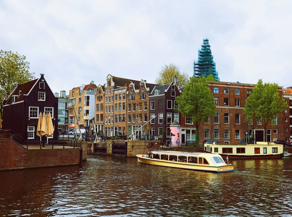 Dark Clouds Canal Aamsterdam